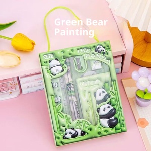 Hotselling a buon mercato cartone animato Kawaii Back to School Cartoon cancelleria 6 pezzi Set regalo di cancelleria scuola per la fornitura di studenti - Product Image 6