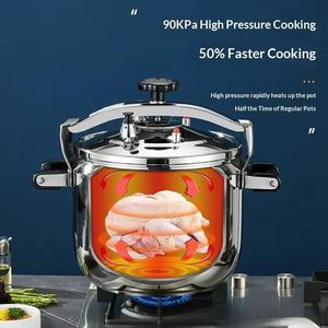 <span class=keywords><strong>Olla</strong></span> <span class=keywords><strong>a</strong></span> Presión de Acero Inoxidable 201, Gruesa, <span class=keywords><strong>a</strong></span> Prueba de Explosiones, de Gran Capacidad, Comercial, para Uso Doméstico, Universal para Cocina de Gas e Inducción - Product Image 3