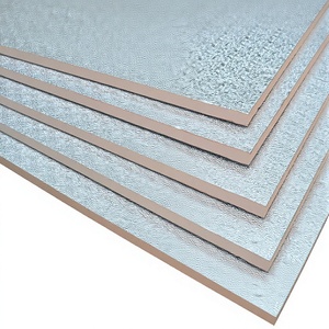 Panneau d'isolation ignifuge en aluminium double face avec isolation phénolique, isolation des murs extérieurs, décoration, isolation intégrée - Product Image 1