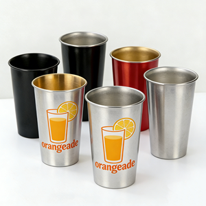 Verre à bière personnalisé 3D de 500 ml avec logo imprimé sur mesure, souvenir en forme de balle, verrerie de haute qualité pour cocktails et vodka, protection UV - Product Image 1