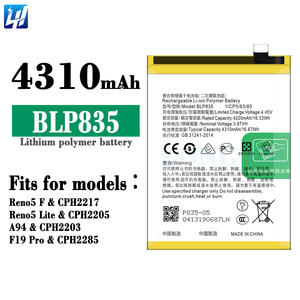 BLP835 Reno 5 Lite A94 4G F19 Pro 100% batteria ricaricabile originale agli ioni di litio per OPPO Reno 5F - Product Image 2