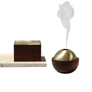 Quemador de Incienso Árabe de Lujo en Madera y Latón con Tapa Extraíble, para Decoración del Hogar y Regalos - Product Image 2