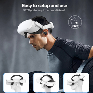 Sangle de tête Elite confortable et remplaçable, réglable en toute liberté, distribution uniforme du poids, conçue pour Oculus <span class=keywords><strong>Quest</strong></span> 2 - Product Image 5