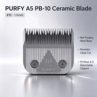 Lame professionnelle PURFY A5 pour accessoires de tondeuse pour animaux de compagnie PB-10