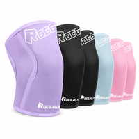 Genouillères de compression haute performance en néoprène pour haltérophilie et powerlifting, 5MM 7MM
