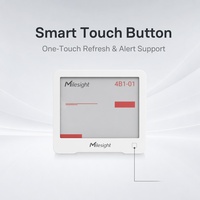 Milesight DS3604 LoRaWAN Écran intelligent E-ink 4,2 pouces Affichage 3 couleurs (400x300 DPI) Autonomie de la batterie de 5 ans Configuration NFC 150+ global