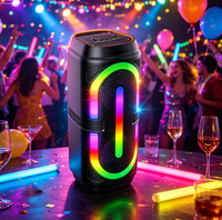 Haut-parleur sans fil 5.0 personnalisé en usine ABS-2403 avec basses puissantes, batterie intégrée et lumière RGB pour ordinateur, fêtes intérieures/extérieures et scène