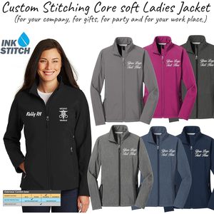 Ink Sitch Vestes à coquille souple avec noyau de broderie à coutures personnalisées pour femmes Concevez votre propre veste - Product Image 6