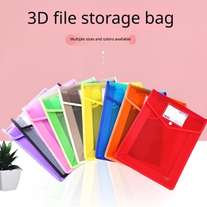 Carpeta de Archivos de Plástico Personalizada OEM ODM A4 con Botón a Presión, Colorida, Venta al por Mayor, para Oficina, Escuela, Regalo Corporativo - Product Image 2