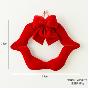 Adornos Colgantes Creativos para el Día de San Valentín DAMAI, Lazos Rojos y Adornos de Labios, Decoración para Crear un Ambiente Festivo para Eventos Románticos - Product Image 6