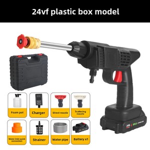 Pistola idropulitrice per auto a pressione con accessori e batteria a getto alto pulitore per lavaggio a batteria portatile pistola per lavaggio auto - Product Image 5