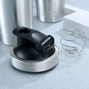 Vente en gros de bouteille de sport en acier inoxydable réutilisable 500/750ml Base de stockage de bouteille de secousse de sport Capacité de 800ml Tasse de mélange de protéines Thermos à eau - Product Image 5