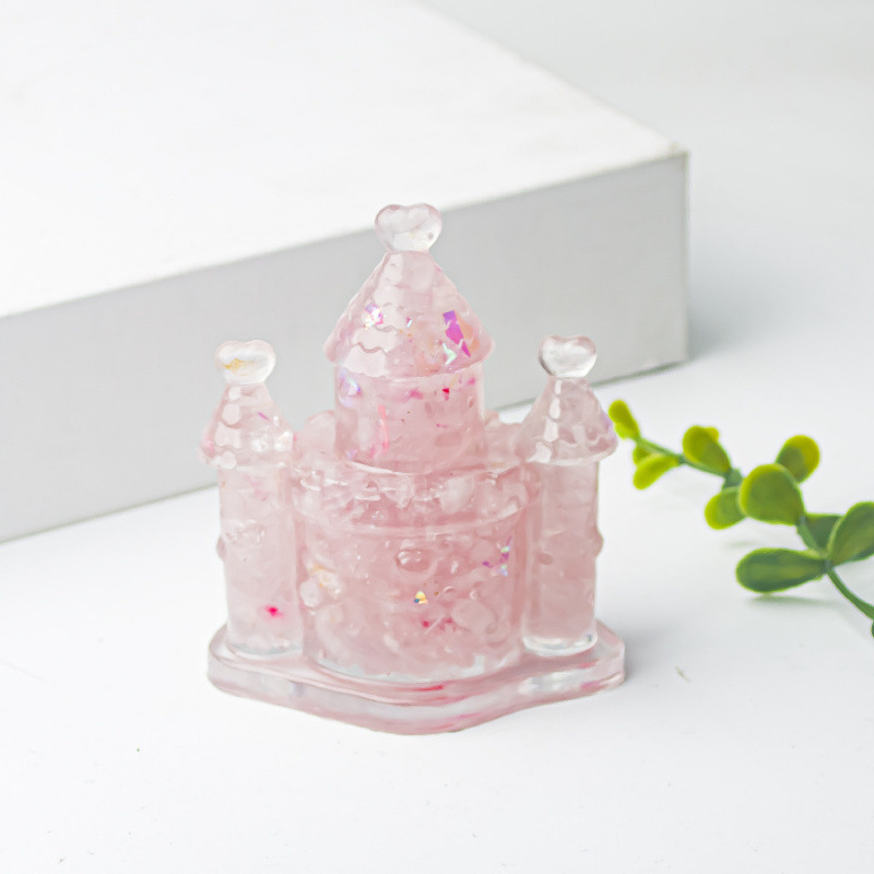 Quartz rose coloré