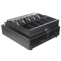 Tiroir-caisse 405A, caisse enregistreuse POS, 4 grilles, 5 sections, boîte à argent, RJ11, pour les exportateurs de supermarchés, les fabricants de systèmes POS