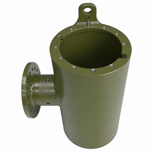 Cilindro Vertical de Alta Precisión SS316L Mecanizado por CNC para Cámara de Vacío con Ojo de Elevación y Brida Lateral - Product Image 6