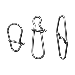 ตะขอเกี่ยวสแตนเลสแบบหมุนได้ สำหรับตกปลา ตัวเชื่อมต่อแบบหัวเข็มขัดคู่ สำหรับอุปกรณ์ตกปลา บรรจุ 100 ชิ้นต่อแพ็ค - Product Image 4