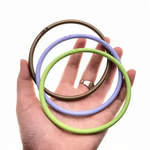 Cincin plastik melempar Game 4 inci latihan kelincahan kecepatan untuk anak dan cincin lempar luar ruangan permainan menyenangkan keluarga dan teman lempar halaman