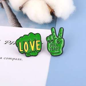 免费样品无最小起订量低价衣服翻领别针帽子徽章金属装饰定制软珐琅别针 - Product Image 5