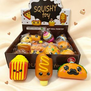 Coffret Cadeau de Jouets à Presser à Rebond Lent en Forme de Pizza et Gâteau, Jouet Anti-Stress de Simulation - Product Image 4