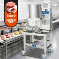 Machine Commerciale Multifonction Motorisée pour la Formation Automatique de Boulettes de Viande, de Burgers, de Galettes de Bœuf et de Pâtés de Bœuf et de Crevettes