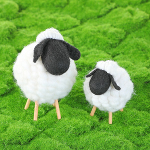 Peluche créative au design moderne en forme de mouton, idéale pour la décoration de salon ou de meuble TV, cadeau toutes saisons, fabriquée en Chine - Product Image 3