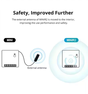 FYX Stock <span class=keywords><strong>Mini</strong></span> R2 16A commutateur intelligent WiFi bidirectionnel fonctionne avec Alexa <span class=keywords><strong>Google</strong></span> <span class=keywords><strong>Home</strong></span> Ewelink App télécommande <span class=keywords><strong>appareil</strong></span> domotique - Product Image 6