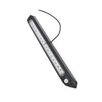 Lumière d'entrée pour camping-car avec capteur de mouvement PIR, double couleur blanc ambre, gradation 12V-28V DC, haute luminosité, pour caravane, porche, camping-car