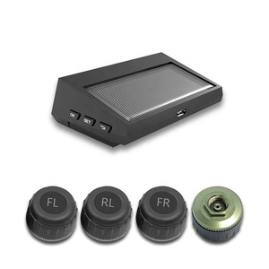 Sistema de monitoreo de presión de neumáticos TPMS solar inalámbrico, instalado en el escudo de la ventana con <span class=keywords><strong>4</strong></span> sensores externos en tiempo real - Product Image 2