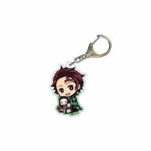 Populaire 27 conceptions Anime démon tueur thème porte-clés personnaliser logo acrylique dessin animé motif voiture sac à dos cadeau porte-clés - Product Image 2