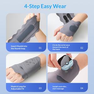 Attelle de massage intelligente EMS réglable pour poignet, compresse chaude pour poignet, masseur électrique chauffant complet pour la gaine tendineuse - Product Image 5