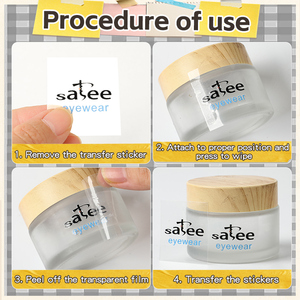 Nhiều sử dụng tùy chỉnh trong suốt 3D logo vĩnh viễn không thấm nước Vinyl chuyển bao bì nhãn UV chuyển dán - Product Image 4