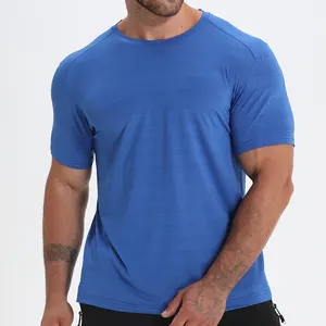 Sportswear Men Short Sleeve Quick Dry Athletic Gym Active T Shirt Moisture Wicking Workout Shirts for Men