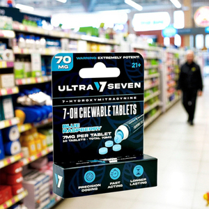 Cao cấp tùy chỉnh 7-Oh nhai máy tính bảng bao bì UV mờ véc ni cán móc áo hộp hiển thị cho thuốc - Product Image 5