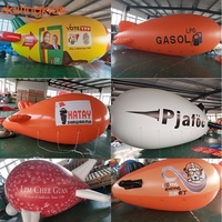 Zeppelin gonflable extérieur, ballon à l'hélium, blimp à l'hélium, avion RC gonflable personnalisé pour la publicité