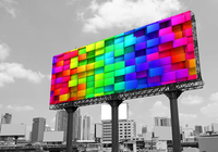 Écran LED fixe extérieur étanche monté sur poteau P5 P6 P8 P10 Mur vidéo LED pour lecteur publicitaire