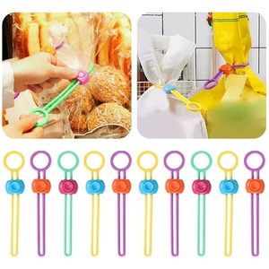Silicone Sealing clip Food Snack Bread Sealing Freshness Sealing Clip Adjustable Clip Portable Data Cable Storage <b>Kitchen</b> Gadget - Product Image 6