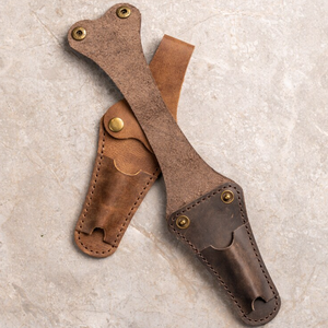 Pochette de tabac en cuir faite à la main cadeau de voyage pour père étui de tuyau en cuir véritable ceinture attachée Cigarette manchon homme cadeau - Product Image 2