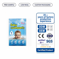 Couches de bain pour bébés certifiées ISO9001, de haute qualité, imperméables et anti-fuites, avec logo personnalisable sur l'emballage