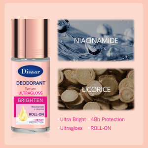 Sérum déodorant pour les aisselles Disaar, roll-on avec niacinamide et réglisse, éclaircissant pour les aisselles, anti-odeurs, vente en gros - Product Image 5
