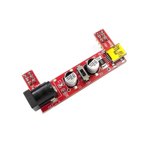 Elektrische Unit Rode Dual Channel Breadboard Voedingsmodule-<span class=keywords><strong>3</strong></span>.3V/5V Dc Output Compatibel Usb Aangedreven Voor <span class=keywords><strong>Arduino</strong></span> Diy - Product Image 1