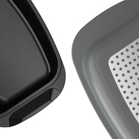 Plaque de cuisson carrée en alliage d'aluminium pour cuisinière à induction Century, avec grille amovible, durable, résistante au four, pour cuisson en extérieur, 32x21cm