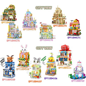 EPT Street View Houses Blocks, Juego de Bloques de Construcción, Juguetes Educativos de Construcción DIY, Juguete STEM - Product Image 2