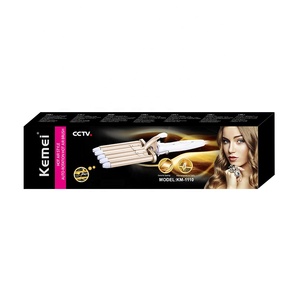 Kemei KM-1110 Ménage Cinq Barils de Chauffage En Céramique Fer À Friser Un Chauffage Rapide Jusqu'à Professionnel Grande Vague Cheveux Bigoudi - Product Image 5
