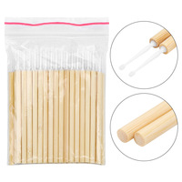 Bâtonnets de coton en bambou pour greffe de cils, démaquillage des faux cils, nettoyage de la colle à cils, petits bâtonnets de coton pour tatouage - Vente en gros