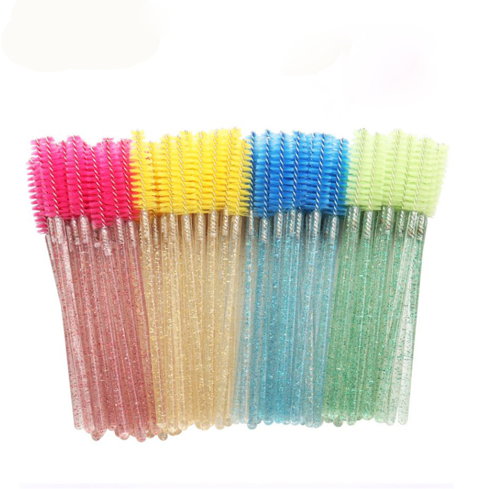 Одноразовая пробная цветная силиконовая микрощетка для наращивания ресниц