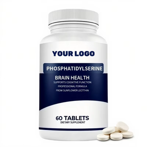 Venta caliente Natural girasol cerebro suplemento vitaminas B6 B12 extracto de soja fosfatidilserina tabletas adulto sin gluten - Product Image 1