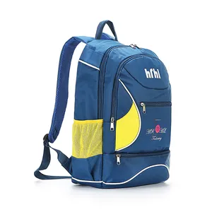 Özelleştirilmiş yüksek kalite çok fonksiyonlu su geçirmez futbol sırt çantası seyahat süblimasyon ekibi sırt çantası