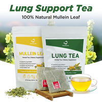 Tisane Mélangée Chinaherbs GMP Personnalisée aux Feuilles de Molène Fraîches pour la Santé Pulmonaire et le Confort des Fumeurs – Sachet Spécialisé pour la Purification Respiratoire à Base de Plantes