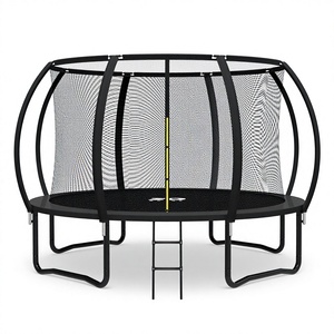 <span class=keywords><strong>Trampoline</strong></span> familial Zoshine avec enclos de sécurité complet, coussin de ressort renforcé, cadre robuste antirouille, lit de saut extérieur - Product Image 2