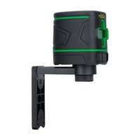 Deko GVDA Laser à faisceaux verts Rechargeable, niveau Laser à 2 lignes croisées à nivellement automatique avec batterie au Lithium intégrée